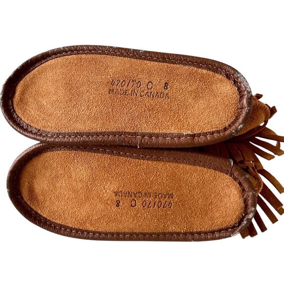 Laurentian Chief Kid’s Moccasins 11 Suede - Picture 11 of 13